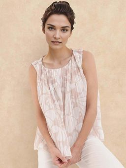 RAREISM - Women Polyester Relaxed Top Beige