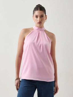 RAREISM - Women 100% Polyester Regular Top Pink