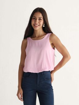 RAREISM - Women 100% Polyester Regular Top Pink