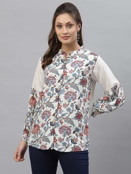 Mode by Red Tape - Women Red Floral Viscose Top