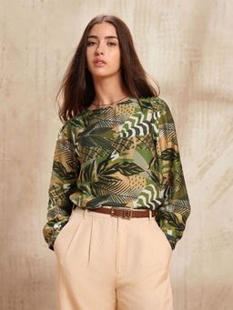 U.S. POLO ASSN. - Tropical Printed Top