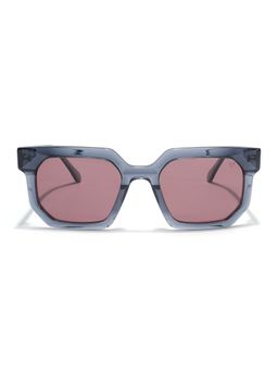Voyage - Unisex Brown Lens and Grey Frame Wayfarer Polarized Sunglasses - Pmg5869
