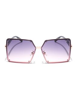 Voyage - Women Purple Lens and Grey Frame Over Size Sunglasses - Mg4180