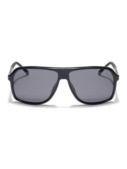 Voyage - Unisex Black Lens and Black Frame Wayfarer Polarized Sunglasses - Pmg5529