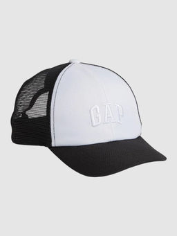 GAP - Boys White Logo Mesh Baseball Cap