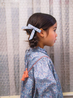 EARLY SUNDAY - Blue Grace Cotton Satin Celestial Print Clips (Pack of 2) (16 Years and above)