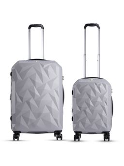 it luggage - Ice Cap Grey Set of 2 24-20 Inches Expandable Hardsided TSA Luggage Trolley