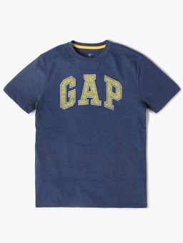 GAP - Boys Navy Blue Cotton Crew Neck T-shirt