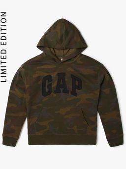 GAP - Boys Green Knitted Hooded Hoodie