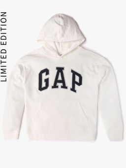 GAP - Boys White Knitted Hoodie