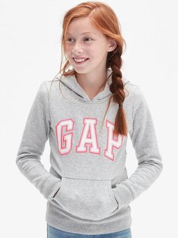 GAP - Girls Grey Knitted Hooded Hoodie
