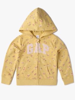 GAP - Girls Yellow Knitted Hoodie