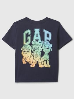 GAP - Boys Navy Blue Knitted Crew Neck T-shirt