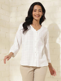 Fabindia - White Cotton Shirt