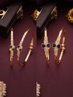 Gahan - Gold Plated Bangle Set for Women (Pack of 4)