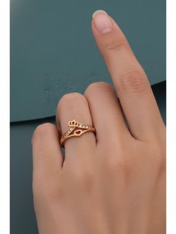 Gahan - Gold Plated Adjustable Ring for Women