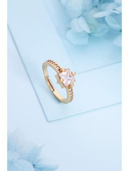 Gahan - Gold Plated Adjustable Ring for Women