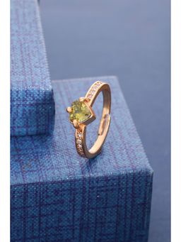 Gahan - Gold Plated Adjustable Ring for Women