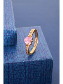 Gahan - Gold Plated Adjustable Ring for Women