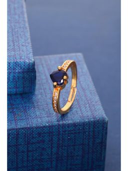Gahan - Gold Plated Adjustable Ring for Women
