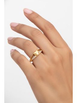 Gahan - Gold Plated Adjustable Ring for Women