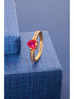 Gahan - Gold Plated Adjustable Ring for Women