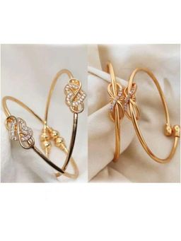 Gahan - Gold Plated Bangle Set for Women (Pack of 4)