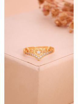 Gahan - Gold Plated Adjustable Ring for Women