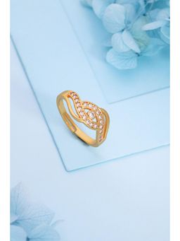 Gahan - Gold Plated Adjustable Ring for Women