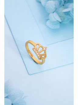Gahan - Gold Plated Adjustable Ring for Women