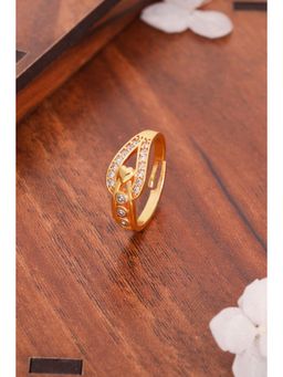 Gahan - Gold Plated Adjustable Ring for Women