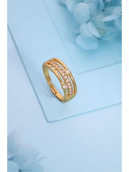 Gahan - Gold Plated Adjustable Ring for Women