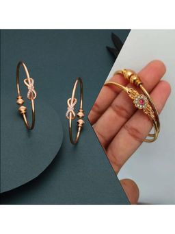 Gahan - Gold Plated Bangle Set for Women (Pack of 4)