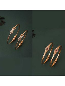 Gahan - Gold Plated Bangle Set for Women (Pack of 4)