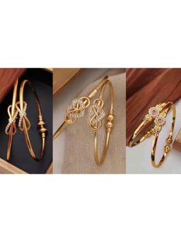 Gahan - Gold Plated Bangle Set for Women (Pack of 6)