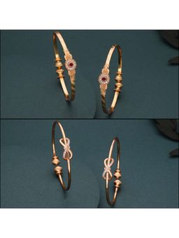 Gahan - Gold Plated Bangle Set for Women (Pack of 4)