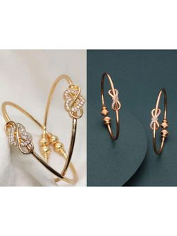 Gahan - Gold Plated Bangle Set for Women (Pack of 4)