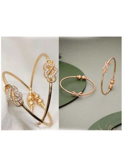 Gahan - Gold Plated Bangle Set for Women (Pack of 4)