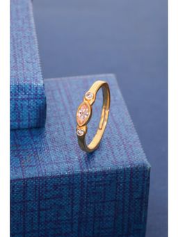 Gahan - Gold Plated Adjustable Ring for Women