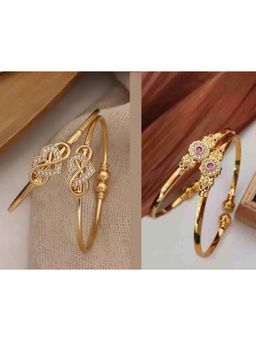 Gahan - Gold Plated Bangle Set for Women (Pack of 4)