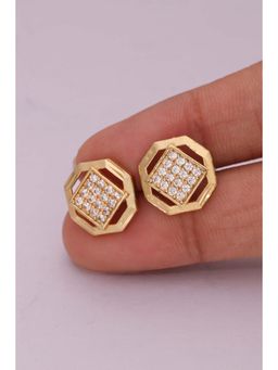 Gahan - Stud Earrings for Women Pearl Design with Brass Metal