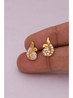 Gahan - Stud Earrings for Women Pearl Design with Brass Metal