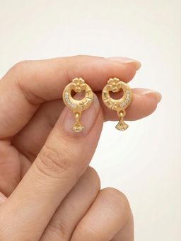 Gahan - Drop Earrings for Women Pearl Design with Brass Metal
