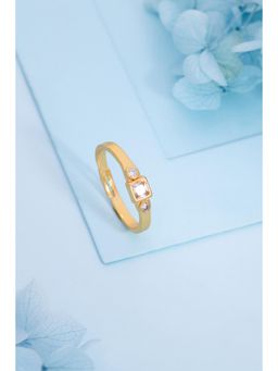 Gahan - Gold Plated Adjustable Ring for Women