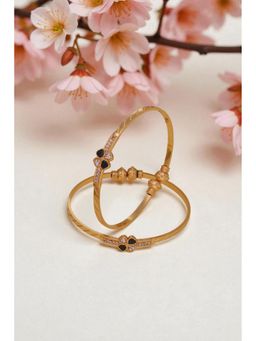Gahan - Elegant Gold Plated AD Adjustable Openable Bangle for Women & Girls