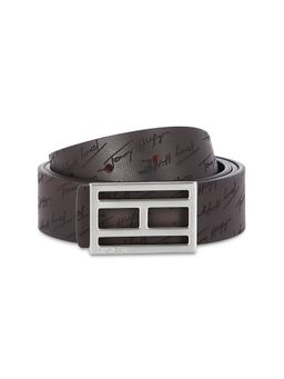 Tommy Hilfiger - Ettore Men Leather Non Reversible Belt - Brown