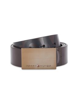 Tommy Hilfiger - Herlev Men Leather Non Reversible Belt - Brown