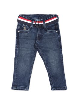 U.S. POLO ASSN. - Belted Slim Fit Jeans