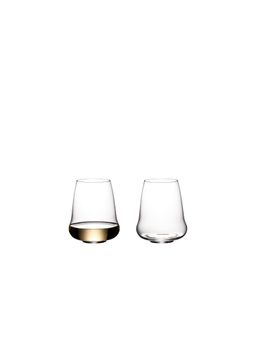 Riedel - Stemless Wings Riesling 440 Ml Crystal Clear Set Of 2