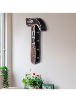 HomeTown - Route 66 Metal Led Wall Decor In Multi-Color